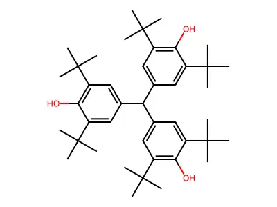 Phenol, 4,4',4''-methylidynetris[2,6-bis(1,1-dimethylethyl)- structure