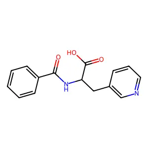 2-(Phenylformamido)-3-(pyridin-3-yl)propanoic acid structure