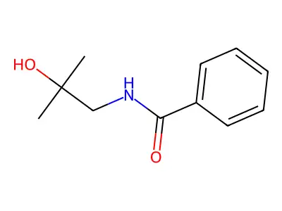 N-(2-hydroxy-2-methylpropyl)benzamide structure