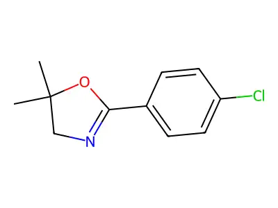 2-(4-Chlorophenyl)-5,5-dimethyl-4,5-dihydrooxazole structure