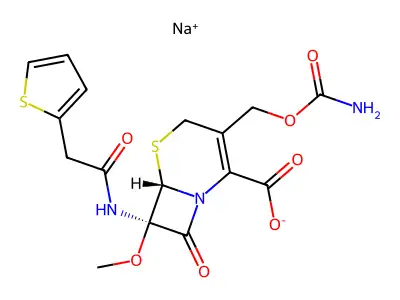 头孢西丁 structure