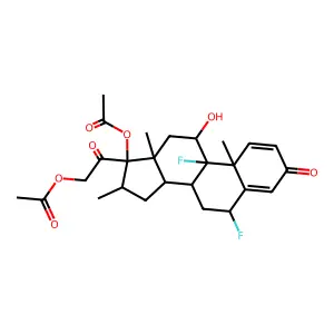 二氟拉松双醋酸酯 structure