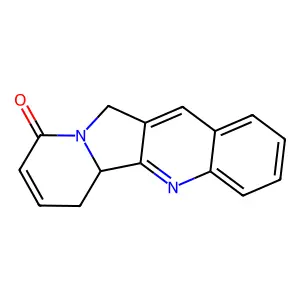5b,11-Dihydroindolizino(1,2-b)quinolin-9(6H)-one structure