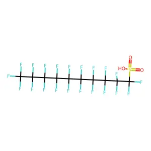 全氟癸烷磺酸 structure