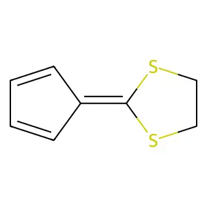 2-(2,4-Cyclopentadien-1-ylidene)-1,3-dithiolane structure