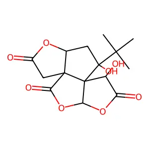 白果内酯 structure