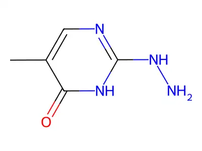 2-Hydrazinyl-5-methyl-3,4-dihydropyrimidin-4-one structure
