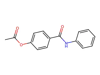 4-(Phenylcarbamoyl)phenyl acetate structure