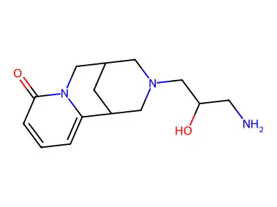 3-(3-Amino-2-hydroxypropyl)-1,2,3,4,5,6-hexahydro-1,5-methano-8H-pyrido[1,2-a][1,5]diazocin-8-one structure