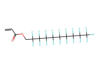 1H,1H-Perfluoro-n-decyl acrylate structure