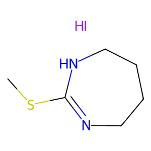 1H-1,3-Diazepine, 4,5,6,7-tetrahydro-2-methylthio-, hydriodide structure