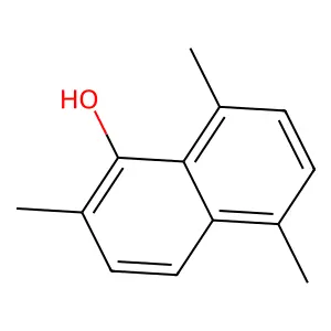 2,5,8-Trimethyl-1-naphthol structure