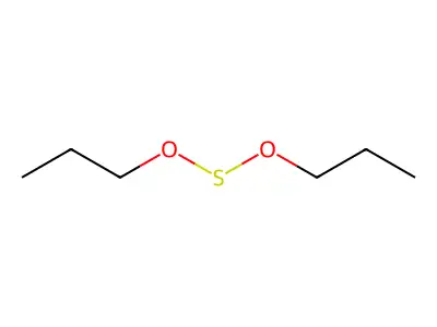 1-Propoxysulfanyloxypropane structure