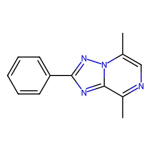 5,8-Dimethyl-2-phenyl-[1,2,4]triazolo[1,5-a]pyrazine structure
