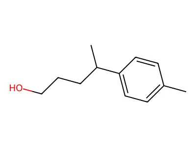 4-(4-Methylphenyl)pentan-1-ol structure