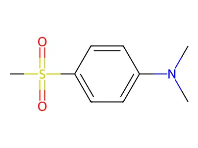 N,N-dimethyl-4-(methylsulfonyl)aniline structure