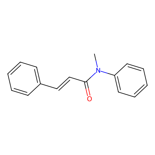 2-Propenamide, N-methyl-N,3-diphenyl- structure