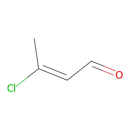 b-Chlorobutenal structure