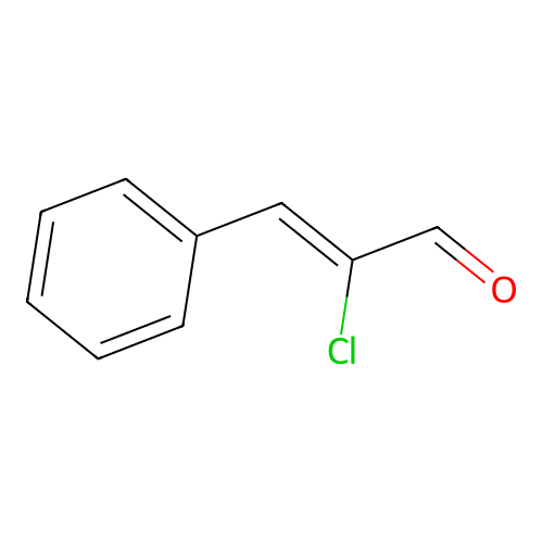 alpha-Chlorocinnamaldehyde structure