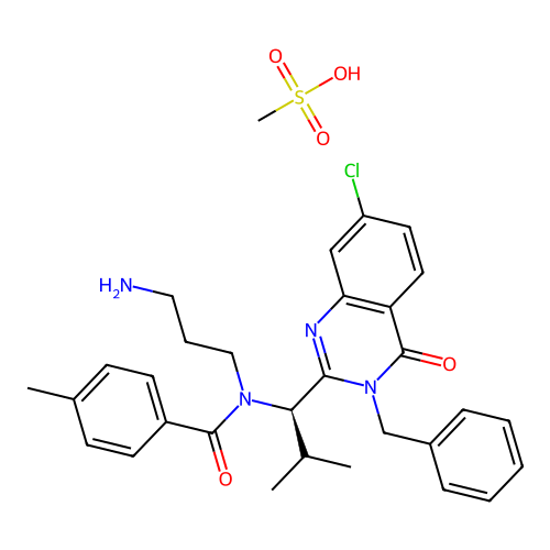 Ispinesib Mesylate structure