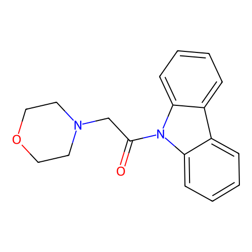 1-Carbazol-9-yl-2-morpholin-4-yl-ethanone structure