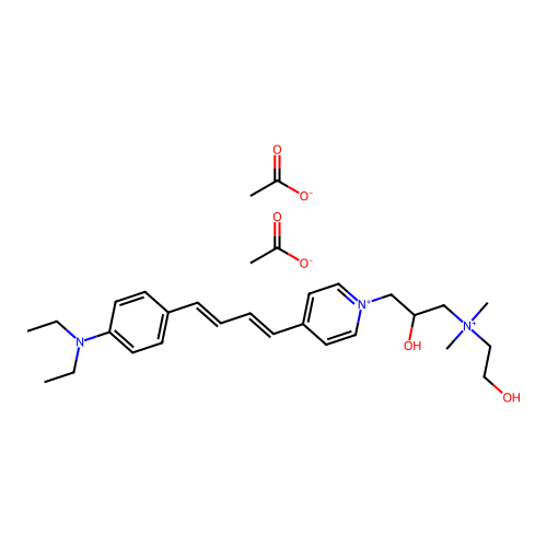 Neurodye RH-795, pure structure