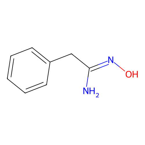 2-Phenylacetamidoxime structure
