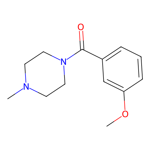 1-Methyl-4-(3-methoxybenzoyl)piperazine structure