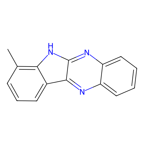 7-Methyl-6H-indolo[2,3-b]quinoxaline structure