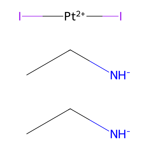 Diiodoplatinum(2+);ethylazanide structure