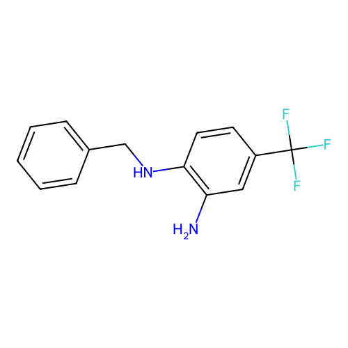 N~1~-Benzyl-4-(trifluoromethyl)benzene-1,2-diamine structure