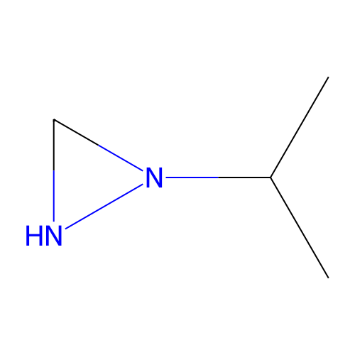1-Isopropyldiaziridine structure