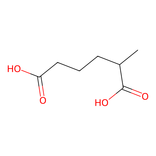 2-Methylhexanedioic acid structure