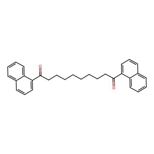 1,10-Decanedione, 1,10-di-1-naphthyl- structure