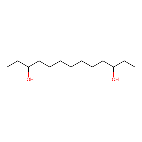 Tridecane-3,11-diol structure