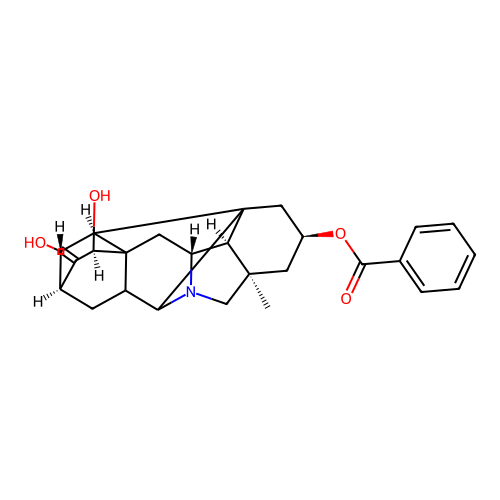 11,15-Dihydroxyhetisan-2-yl benzoate structure