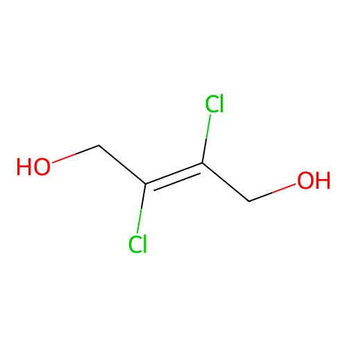 2-Butene-1,4-diol,2,3-dichloro- structure