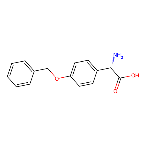 (S)-2-Amino-2-(4-(benzyloxy)phenyl)acetic acid structure