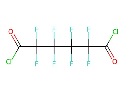 Octafluoroadipoyl chloride structure