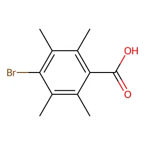 4-Bromo-2,3,5,6-tetramethylbenzoic acid structure