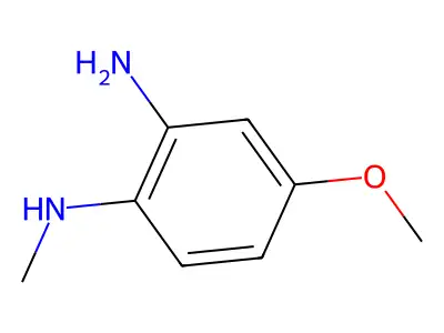 4-methoxy-1-N-methylbenzene-1,2-diamine structure