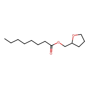 Octanoic acid, (tetrahydro-2-furanyl)methyl ester structure