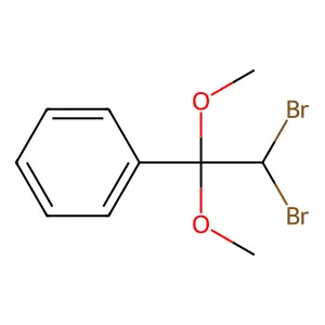 (2,2-Dibromo-1,1-dimethoxyethyl)benzene structure