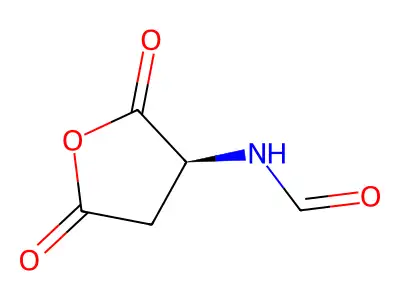 (S)-N-(四氢-2,5-二氧代-3-呋喃基)甲酰胺 structure