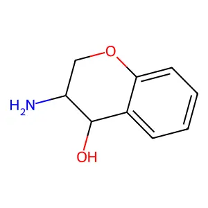 3-Amino-3,4-dihydro-2h-1-benzopyran-4-ol structure