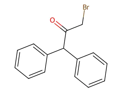 3-Bromo-1,1-diphenylacetone structure