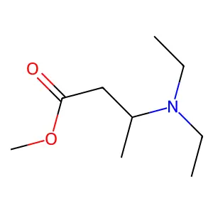 Methyl 3-(diethylamino)butanoate structure