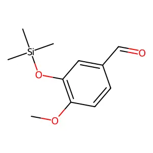 4-Methoxy-3-[(trimethylsilyl)oxy]benzaldehyde structure