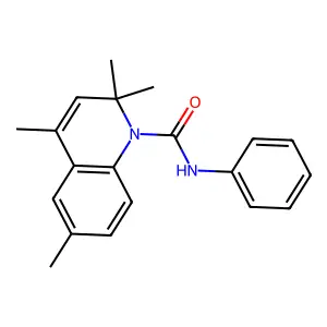 2,2,4,6-tetramethyl-N-phenylquinoline-1(2H)-carboxamide structure