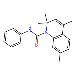 2,2,4,7-tetramethyl-N-phenylquinoline-1(2H)-carboxamide structure